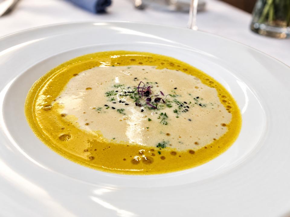 Vellutata di zucca con la sua crema
