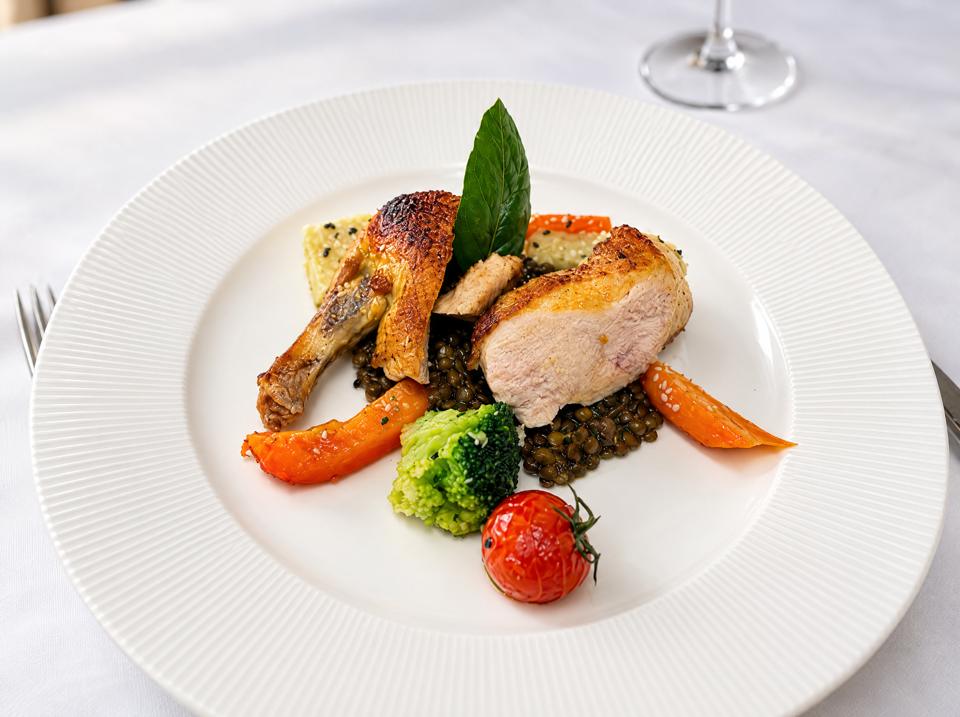 Petto di pollo e verdure